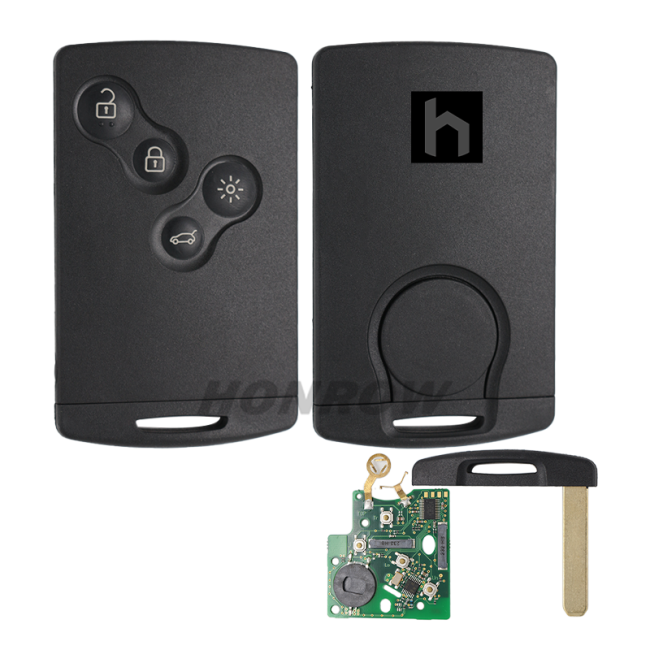 After Market For Renault Koleos &for Clio keyless Remote key With PCF7953 Hitag AES Chip 433.9Mhz