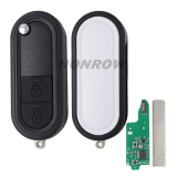 For MG 2 Button  Flip Folding Remote Key with 433MHz ID46 HITAG2 PCF7941A Chip