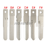 For Renault 3B remote key with 434mhz PCF7961M(HITAG AES)chip for Renault Sandero Dacia Logan please choose the key blade style