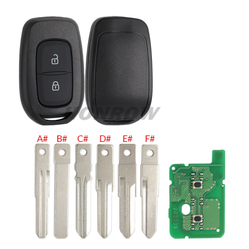 For Renault 2B remote key with 434mhz PCF7961M(HITAG AES)chip  please choose the key blade style