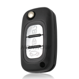 After Market For Renault Fluence 3 button remote key with 433Mhz ID46 Chip PCF7961