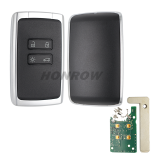 For Renault Megane4 Talisman Espace5 4 button Smart Remote key keyless card with 433mhz  PCF7953M chip