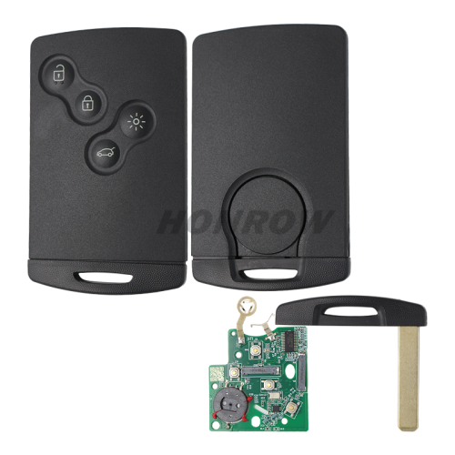 After Market For Renault Koleos &for Clio keyless Remote key With PCF7953 Hitag AES Chip 433.9Mhz   (No Logo)