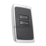 For Renault Clio 4 button Smart Key with  433.92MHz FSK NCF29A1M / HITAG AES / 4A CHIP