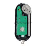 For MG 2 Button  Flip Folding Remote Key with 433MHz ID46 HITAG2 PCF7941A Chip