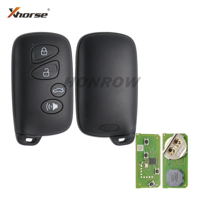 Xhorse XSTO03EN  4 Button for toyota Smart Key