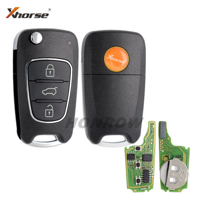 Xhorse XNHY02EN Wireless Remote Key Hyundai Flip 3 Buttons