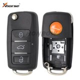 Xhorse VVDI  Remote Key B5 waterproof Type 3 button Universal Remote Key  XKB510EN