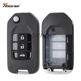 For Honda Type Wireless XN004 Remote Key 3 Buttons With NXP Chip for VVDI2 and VVDI Key XNHO00EN