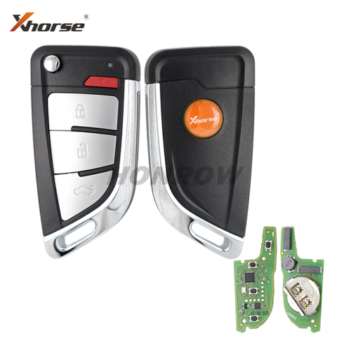 XHORSE Knife Style Smart Flip remote key  Remote 4 button XSKFF0EN  for VVDI Key Tool VVDI2
