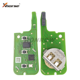 XHORSE XNTO00EN For Toyota Style 3 button Wireless Universal Remote Key