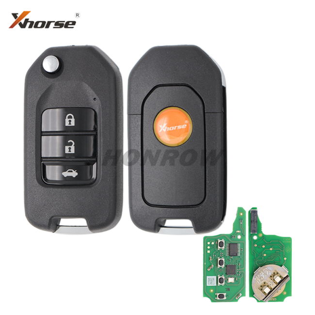 For Honda Type Wireless XN004 Remote Key 3 Buttons With NXP Chip for VVDI2 and VVDI Key XNHO00EN