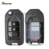 Xhorse XKHO02EN Wire Remote Key Honda Flip 2+1 Buttons