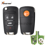 XHORSE VVDI for GM FLIP KEY TYPE UNIVERSAL REMOTE KEY 4 BUTTONS – WIRELESS  PN :XNBU01EN