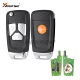 Xhorse XNAU01EN Wireless Remote Key Audi Flip 3/4 Button Key English