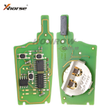 Xhorse XNAU01EN Wireless Remote Key Audi Flip 3/4 Button Key English