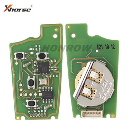Xhorse XKAU02EN Wire Remote Key Audi Flip 3+1 Panic Buttons