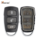 Xhorse Universal Remote Key Fob 3+1 Button for Hyundai Type XKHY04EN