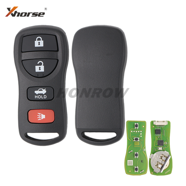 Xhorse XKNI00EN Wire Remote Key Nissan Separate 4 Buttons English