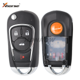 XHORSE VVDI English Version 3+1 Buttons  XKBU02EN for Buick Style Wire Universal Remote Key  for VVDI Key Tool VVDI2