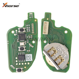 Xhorse VVDI  Remote Key DS Type Wire Remote Key 3 button Universal Remote Key  XKDS00EN
