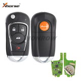 XHORSE VVDI English Version 3+1 Buttons  XKBU02EN for Buick Style Wire Universal Remote Key  for VVDI Key Tool VVDI2