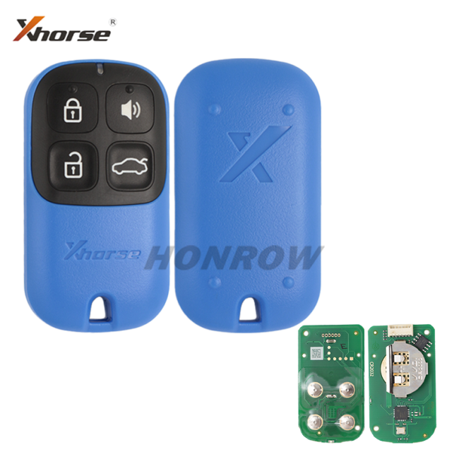Xhorse XKXH01EN Universal Remote Key 4 Buttons for VVD2/VVDI Key Tool English Version