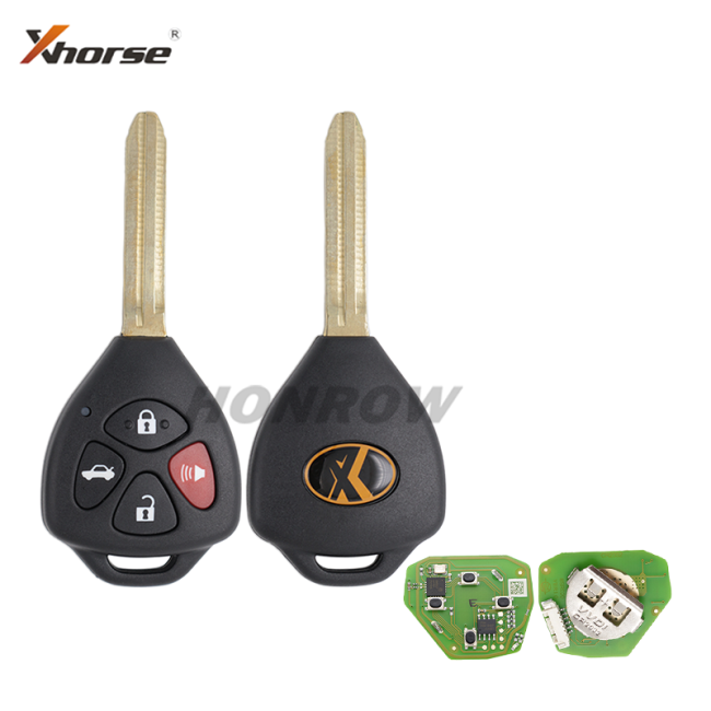 XHORSE VVDI for TOYOTA TYPE UNIVERSAL REMOTE KEY 4 BUTTONS – WIRED  PN: XKTO02EN