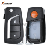 XHORSE XKTO01EN For Toyota Style 2 button Wire Universal Remote Key