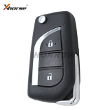 XHORSE XKTO01EN For Toyota Style 2 button Wire Universal Remote Key