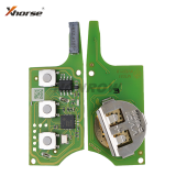 Xhorse XEB510EN Super Remote Key VW B5 Flip 3 Button Built-in XT27B Super Chip