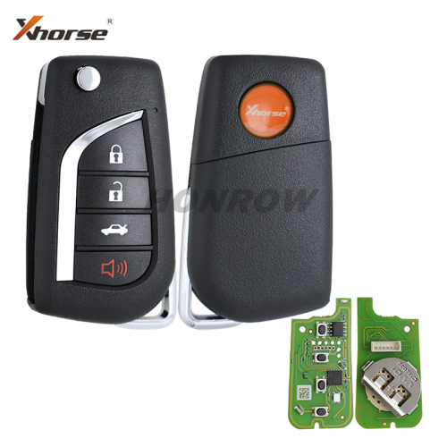 XHORSE XKTO10EN For Toyota Style 4 button Wire Universal Remote Key