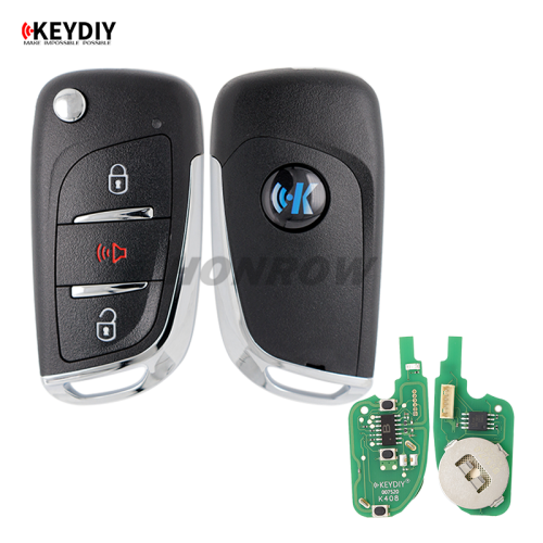 KEYDIY Peugeot DS style KEYDIY B11 2+1 button remote key for KD900 KDX2 KD MAX