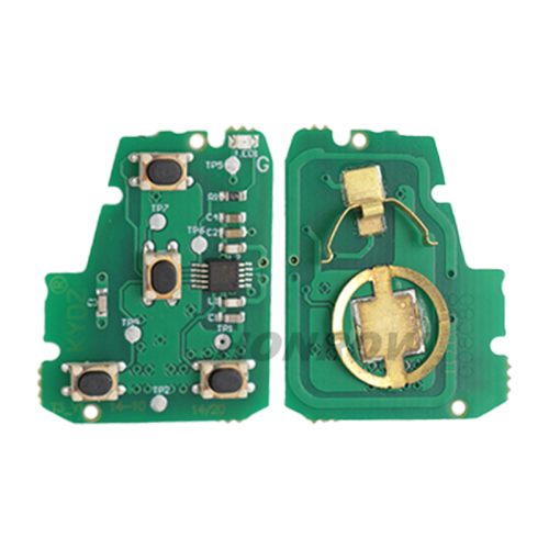 For To 3+1 button remote key with 315MHZ (FCC ID is FCC:HYQ12BEL)