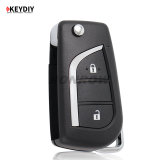 KEYDIY Toyota style 2 button remote key B13 2 for KD900 URG200 KDX2 KD MAX Key Programmer to produce any model remote