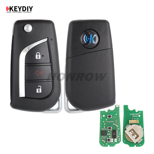 KEYDIY Toyota style 2+1 button remote key B13 2+1 for KD900 URG200 KDX2 KD MAX to produce any model remote