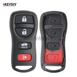New Arrival KEYDIY KD B36-4 B Series Remote Control KD Remote CAR Key For KD900 URG200 KDX2 KD MAX Key Programmer