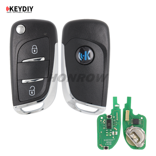 KEYDIY Peugeot style KEYDIY B11 2 button remote key for KD900 URG200 KDX2 KD MAX