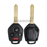 For Subaru Tribeca Legacy Outback 3 button with 433MHz  4D60 4D62 4D82G chip Remote Car Key Fob  FCC ID: CWTWBU766 P/N: 57497-AJ00A