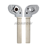 For VW Non-keyless MQB platform  3 button flip remote key  with ID48 chip-434mhz HU162T Blade black pcb board