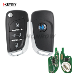 KEYDIY Peugeot style 3 button remote key B11-3for KD900 URG200 KDX2 KD MAX to produce any model remote