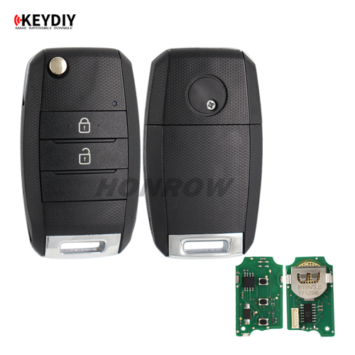 KEYDIY Hyundai style B19 2 button remote key for KD900 URG200 KDX2 KD MAX to produce any model remote