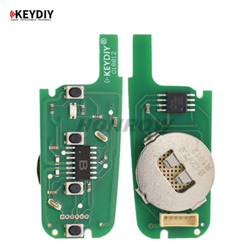 KEYDIY Ford style 3button remote key B12-3+1 for KD900 URG200 KDX2 KD MAX to produce any model  remote