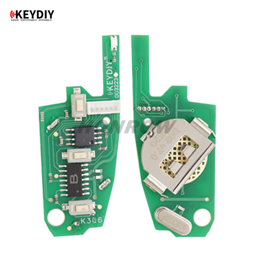 KEYDIY Audi style 3 button remote key B02 for KD900 URG200 KDX2 KD MAX  to produce any model remote