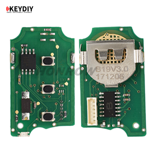 KEYDIY Hyundai style B19 2 button remote key for KD900 URG200 KDX2 KD MAX to produce any model remote
