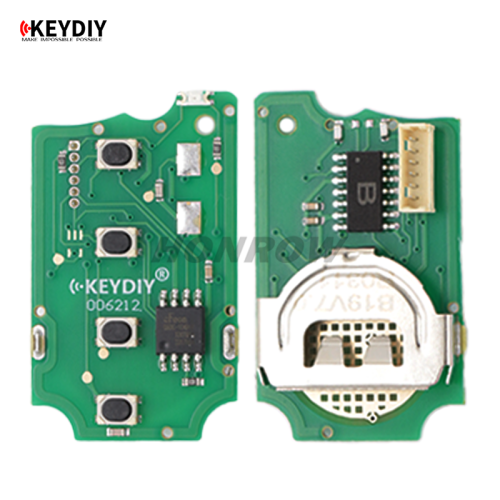KEYDIY Hyundai style B19- 4 button remote key for KD900 URG200 KDX2 KD MAX to produce any model  remote