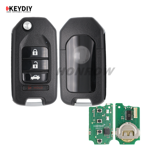 KEYDIY Honda style 3+1 button remote key B10-3+1 for KD900 URG200 KDX2 KD MAX to produce any model  remote