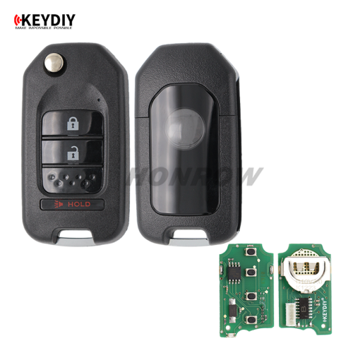 KEYDIY Honda style 3 button remote key B10-3 for KD900 URG200 KDX2 KD MAX to produce any model  remote