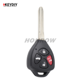 KEYDIY Toyota style 3+1 button remote key B05 3+1 for KD900 URG200 KDX2 KD MAX to produce any model remote