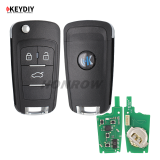 KEYDIY Remote key 3 button B18-3 remote key or KD900 URG200 KDX2 KD MAX to produce any model remote